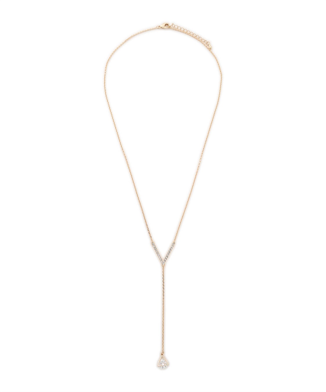 A/C DESIGN BY ALPHA CUBIC Vモチーフビジューネックレス_sub_11