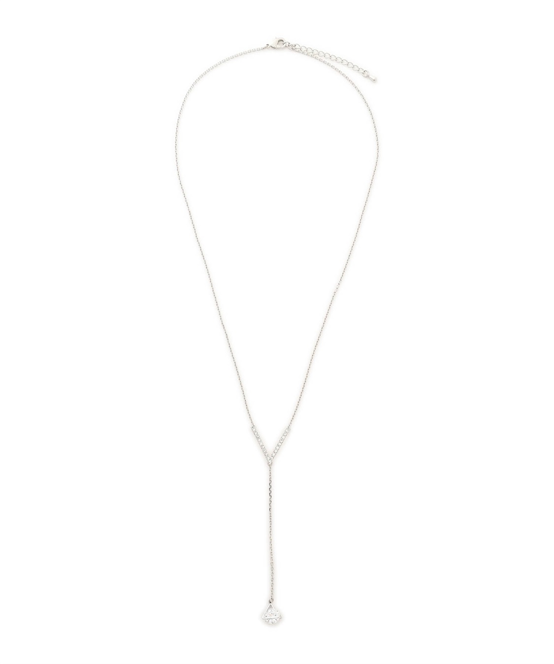 A/C DESIGN BY ALPHA CUBIC Vモチーフビジューネックレス_sub_12