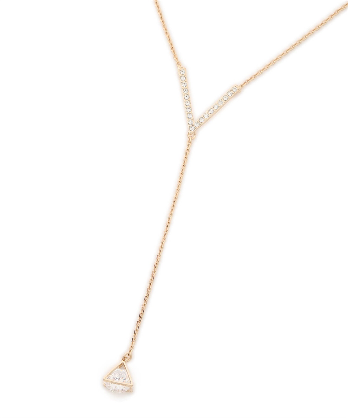 A/C DESIGN BY ALPHA CUBIC Vモチーフビジューネックレス_sub_13