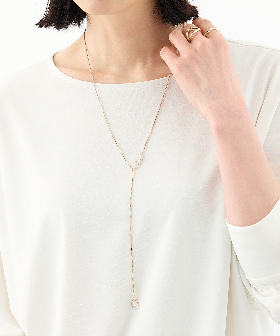 A/C DESIGN BY ALPHA CUBIC ビジュースライドネックレス_sub_3