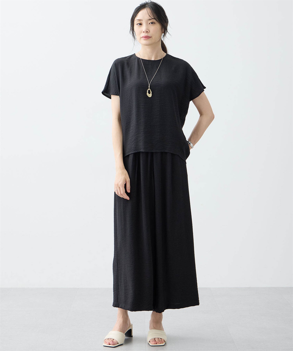 A/C DESIGN BY ALPHA CUBIC コードモチーフネックレス_sub_10