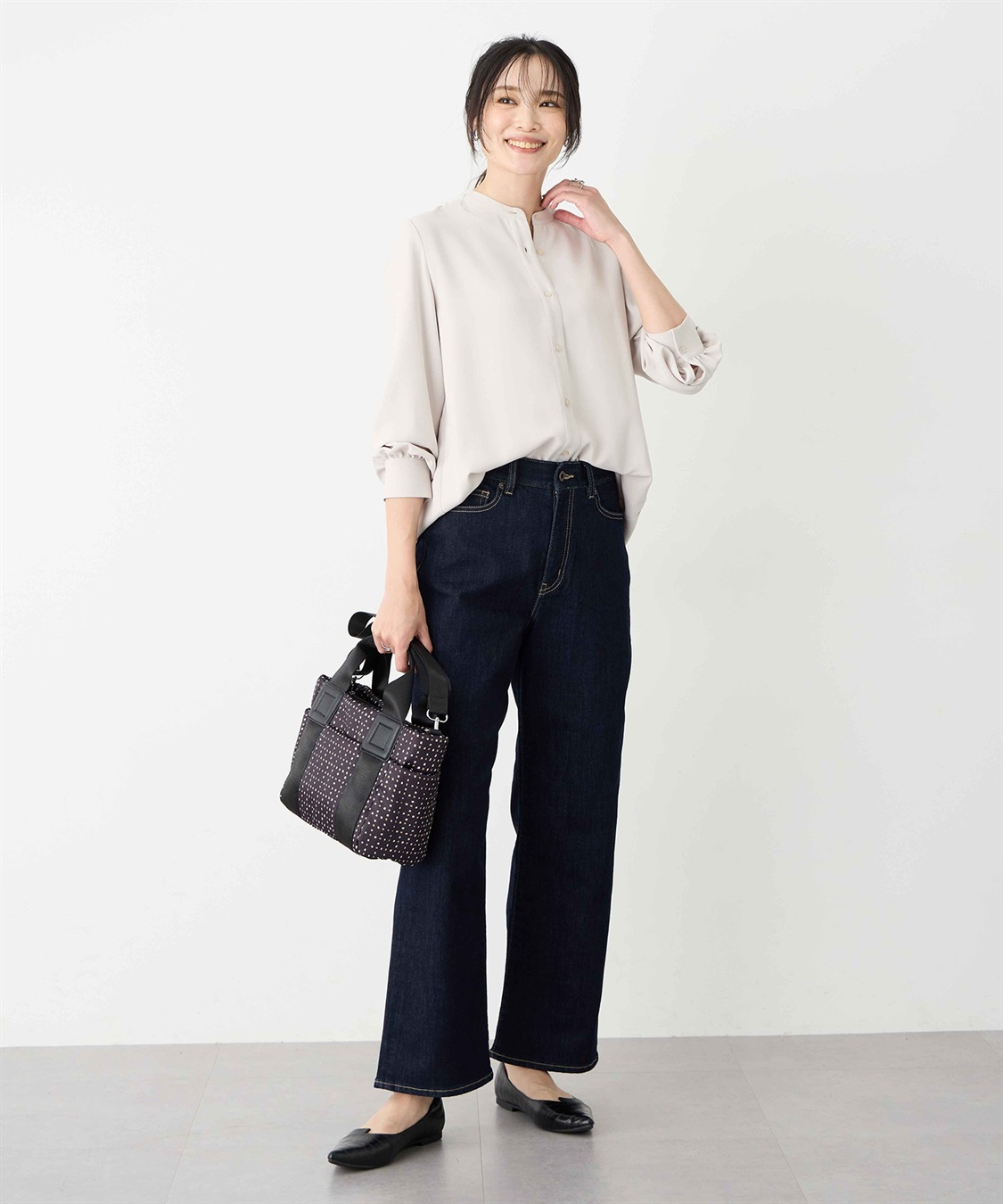 A/C DESIGN BY ALPHA CUBIC アルコラージュプリント2WAYプリントバッグ_sub_4