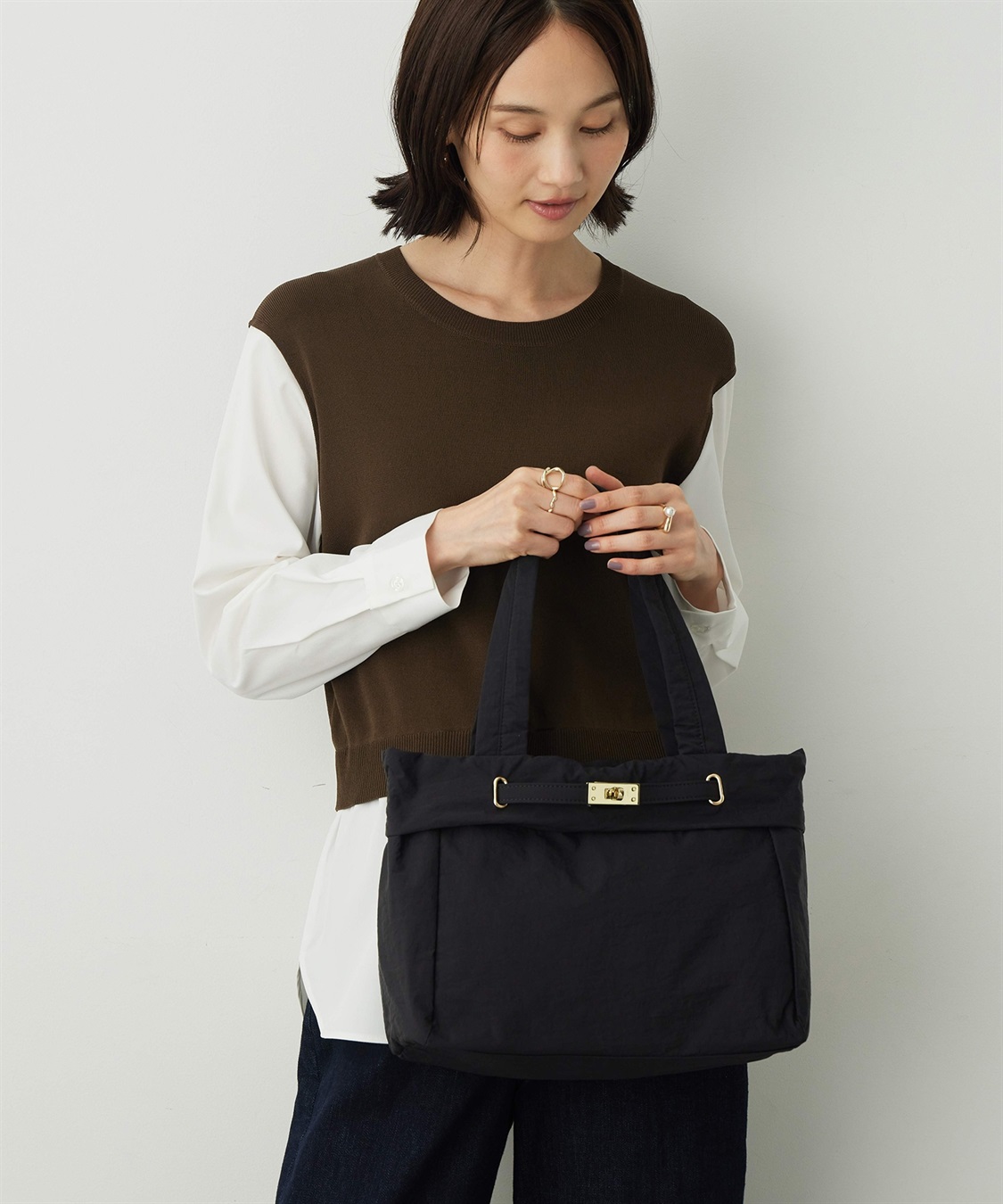 A/C DESIGN BY ALPHA CUBIC ビット2WAYバッグ_sub_1