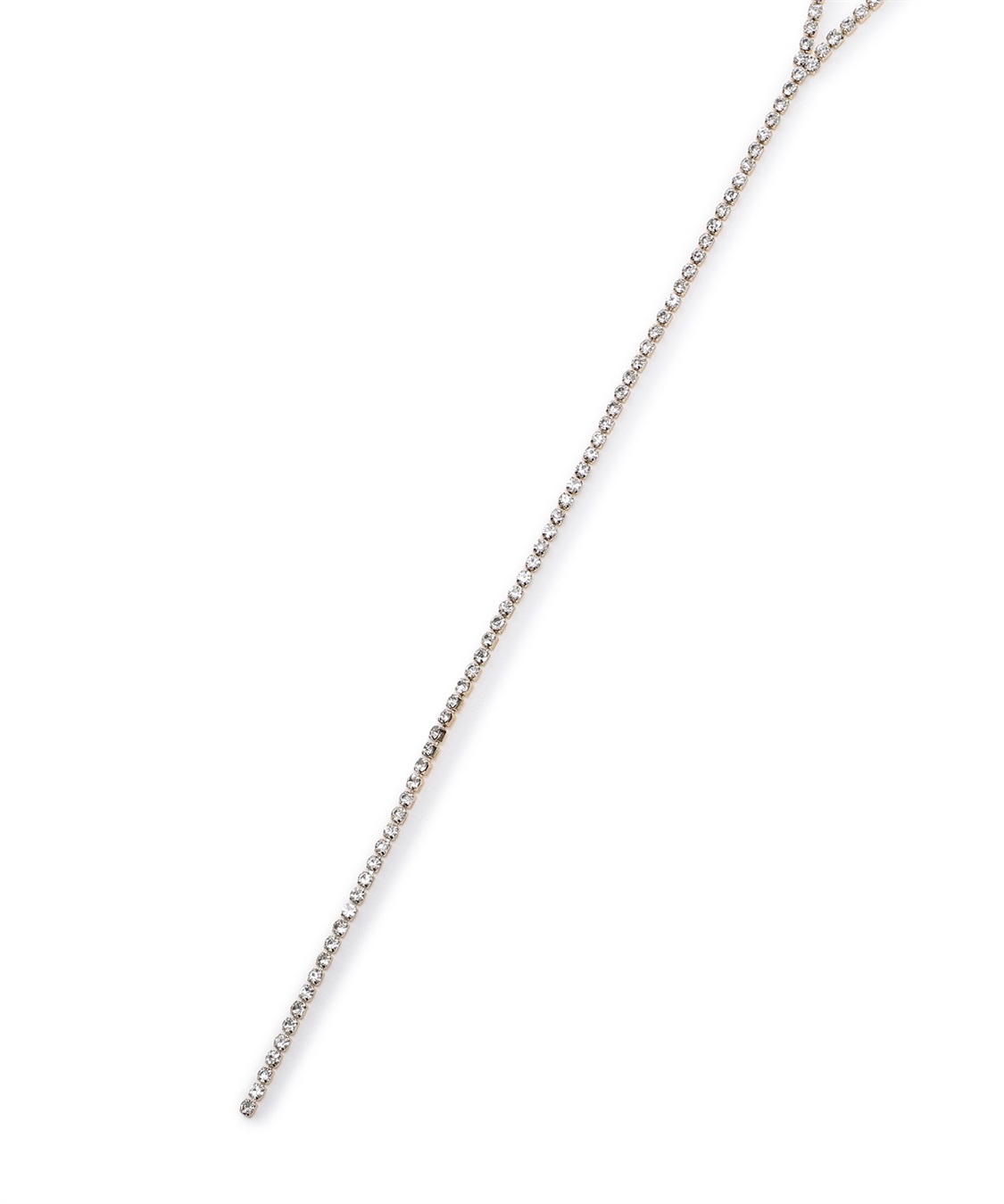 A/C DESIGN BY ALPHA CUBIC ラインストーンチェーンネックレス_sub_8