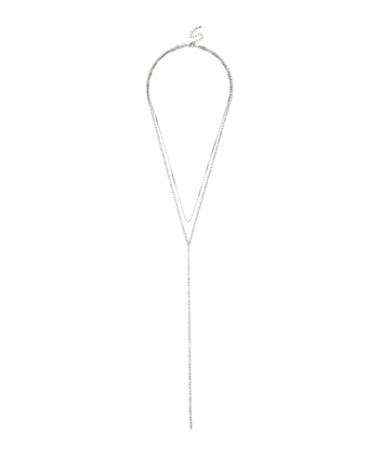 A/C DESIGN BY ALPHA CUBIC ラインストーンチェーンネックレス_subthumb_12