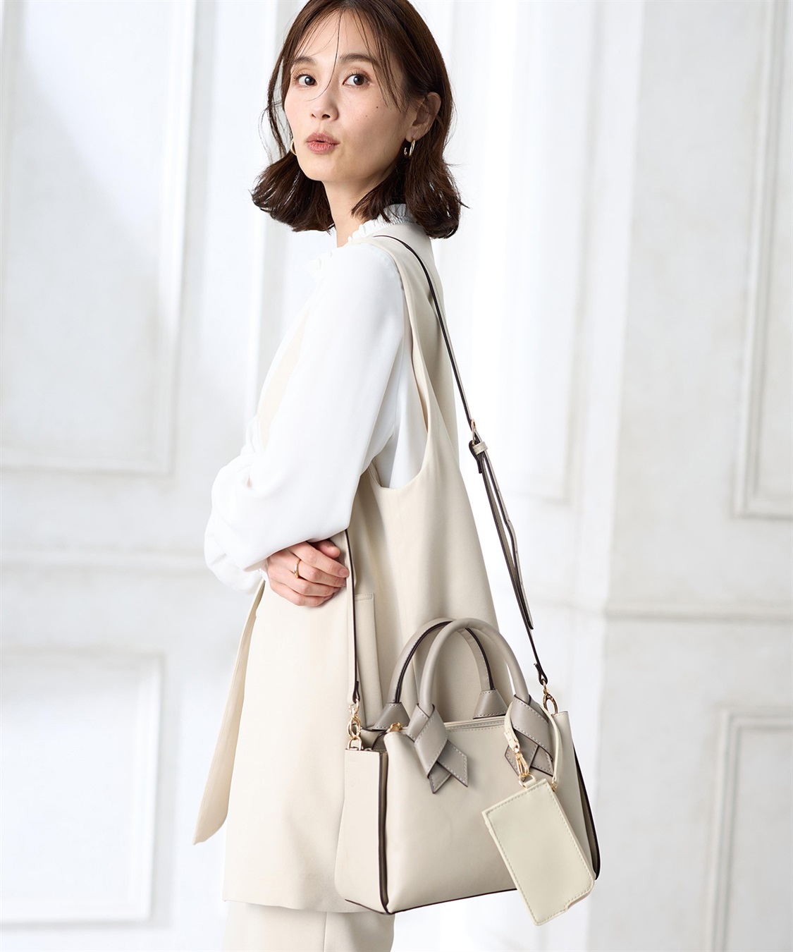 A/C DESIGN BY ALPHA CUBIC バイカラーバッグ_sub_1