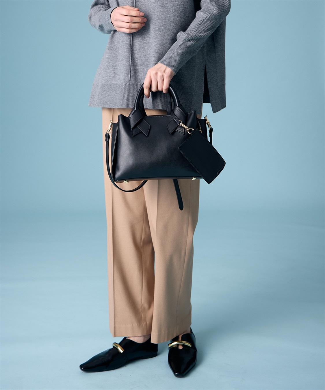 A/C DESIGN BY ALPHA CUBIC バイカラーバッグ_sub_2