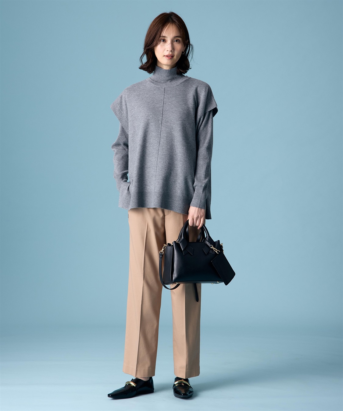 A/C DESIGN BY ALPHA CUBIC バイカラーバッグ_sub_3