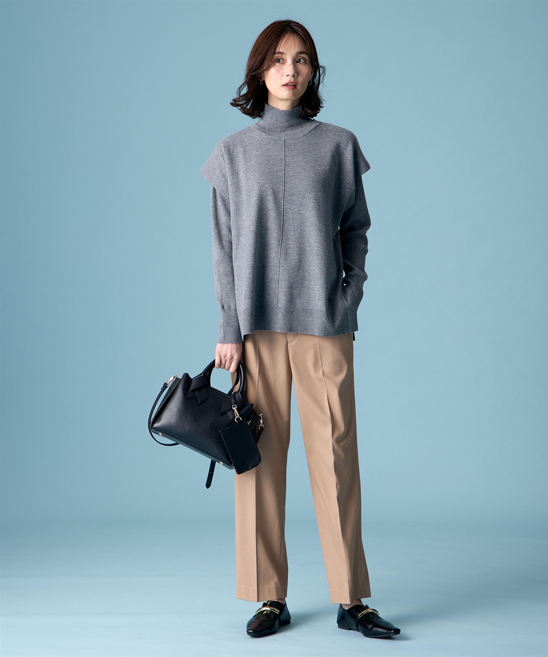 A/C DESIGN BY ALPHA CUBIC バイカラーバッグ_sub_4