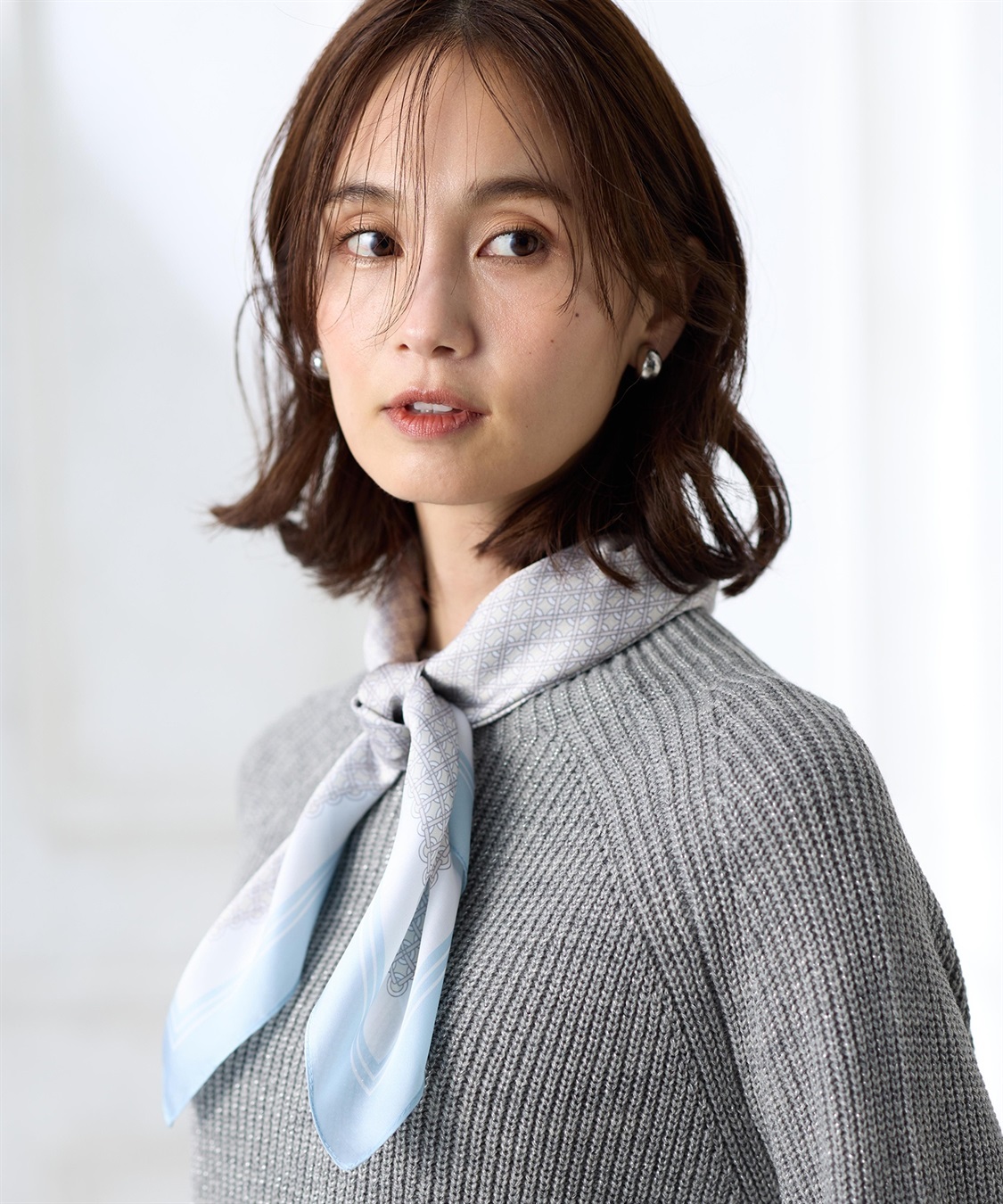 A/C DESIGN BY ALPHA CUBIC プリントスカーフ_sub_3