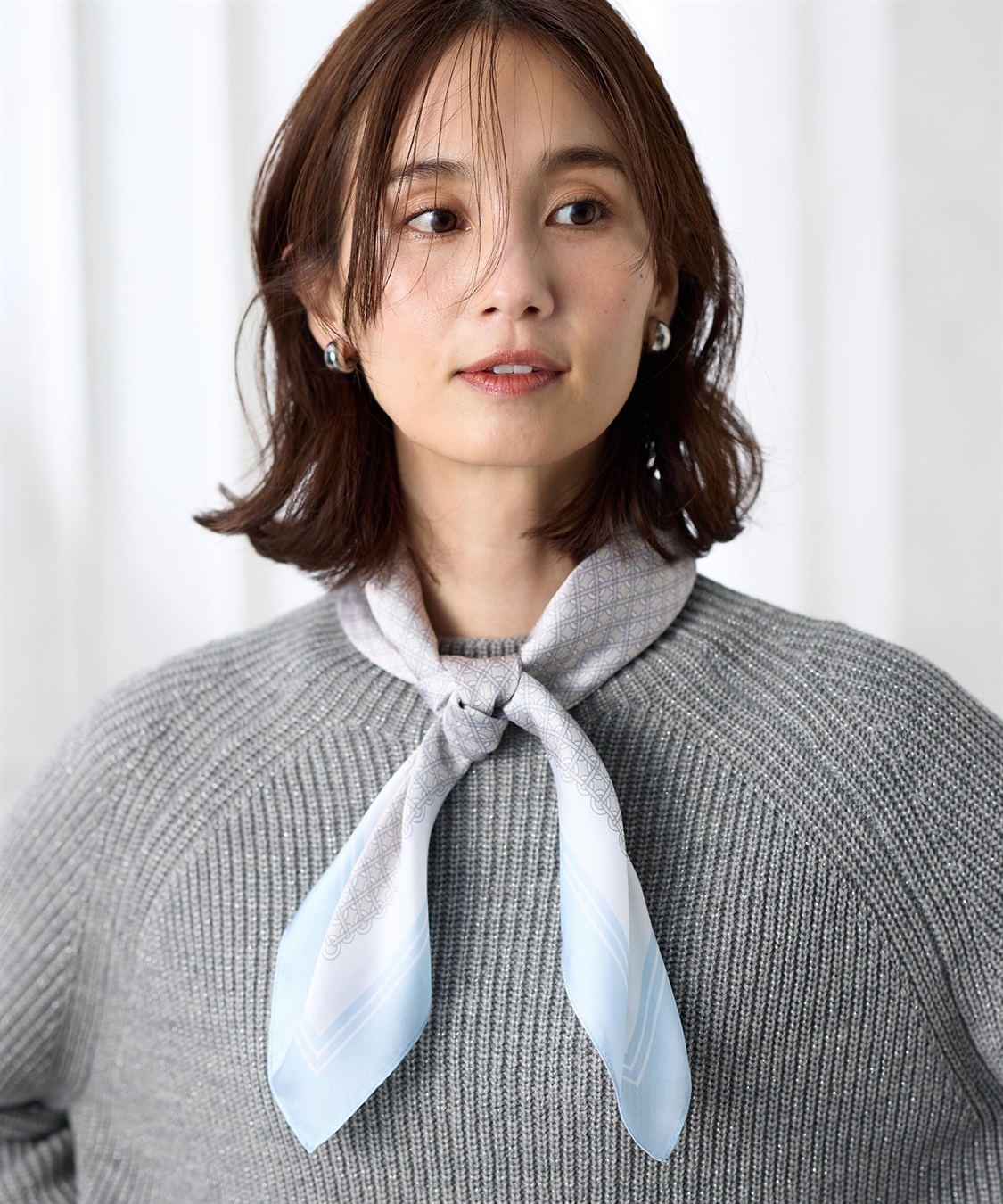 A/C DESIGN BY ALPHA CUBIC プリントスカーフ_sub_4