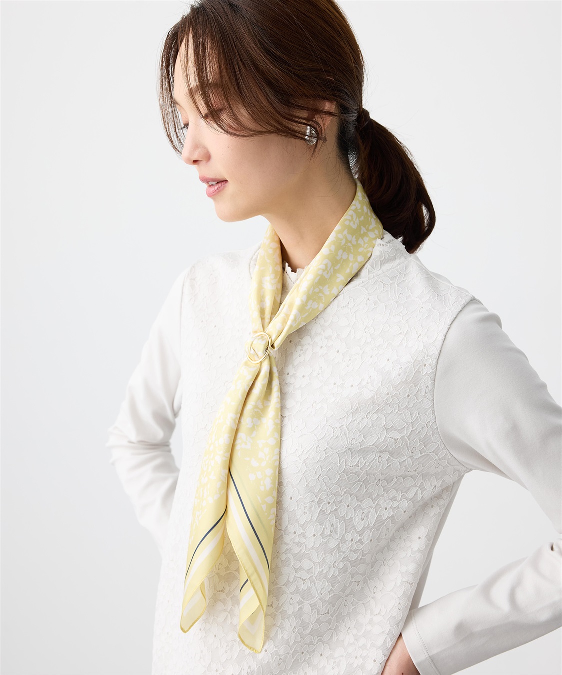 A/C DESIGN BY ALPHA CUBIC リング付きスカーフ_sub_6