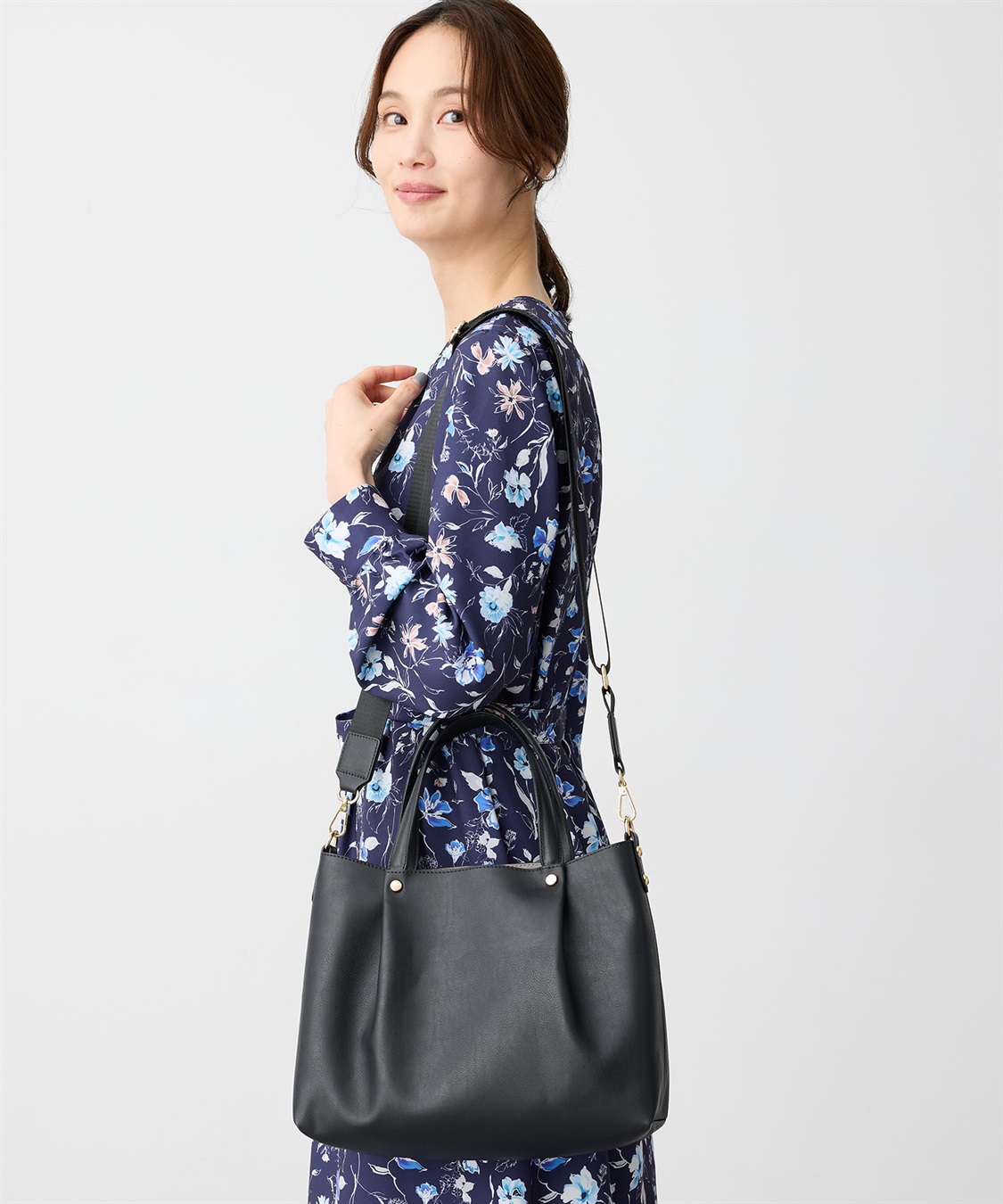 A/C DESIGN BY ALPHA CUBIC ハンドバッグ_sub_2