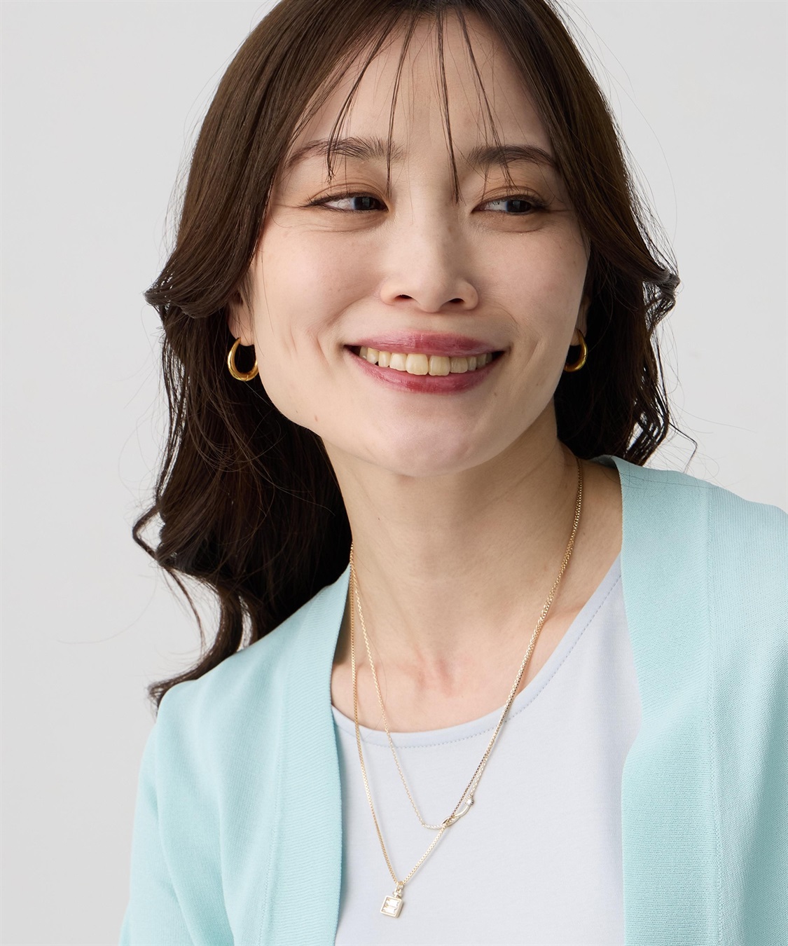 A/C DESIGN BY ALPHA CUBIC ２連モチーフトップネックレス_sub_2