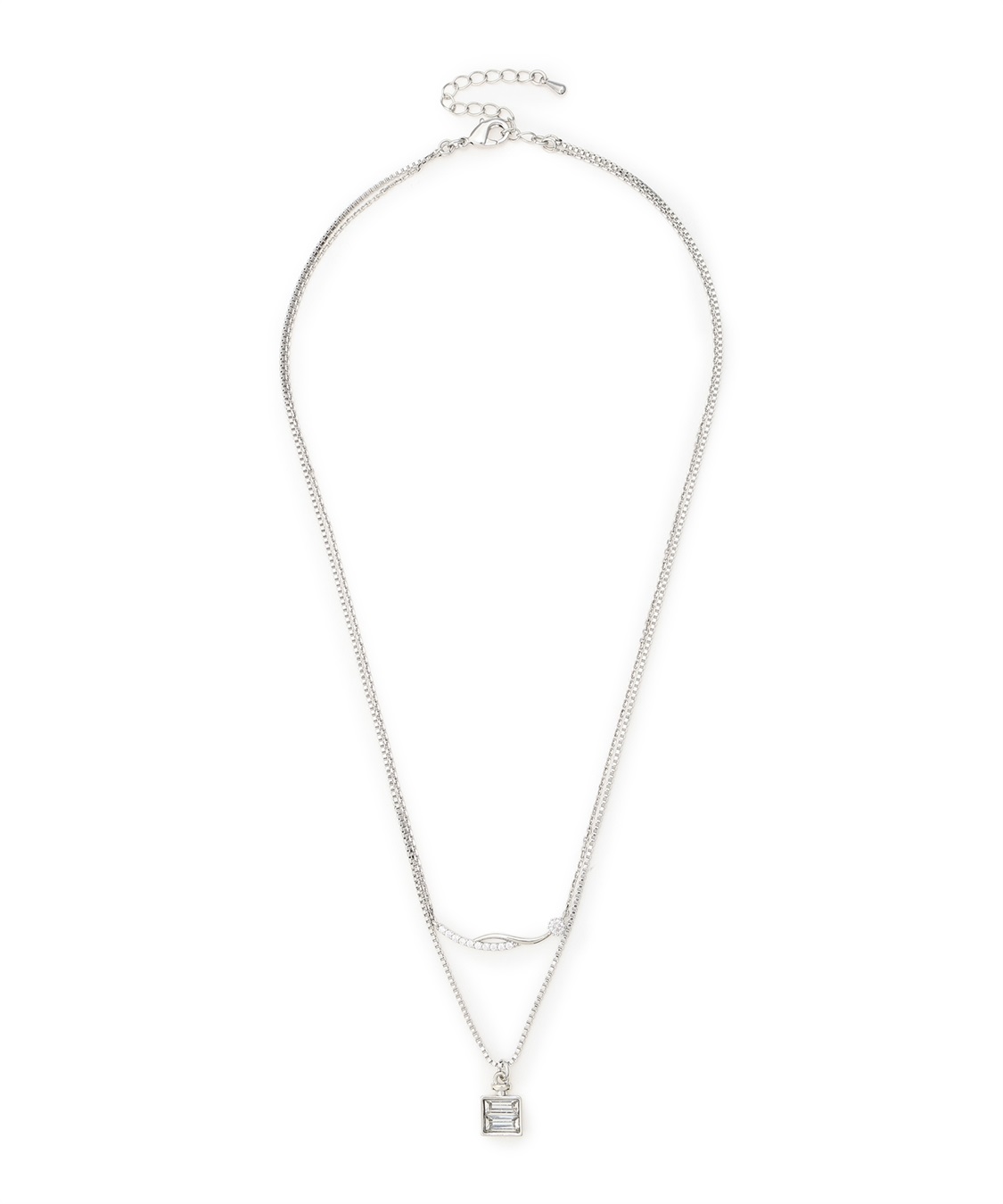 A/C DESIGN BY ALPHA CUBIC ２連モチーフトップネックレス_sub_9