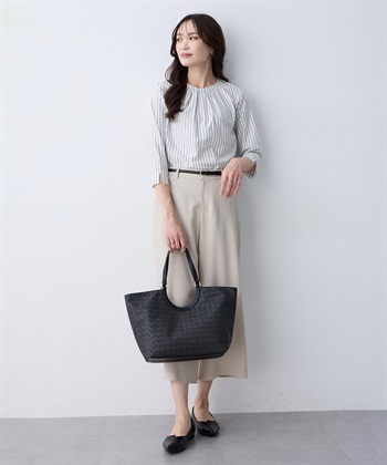 A/C DESIGN BY ALPHA CUBIC 編み込み風合皮トートバッグ_subthumb_10