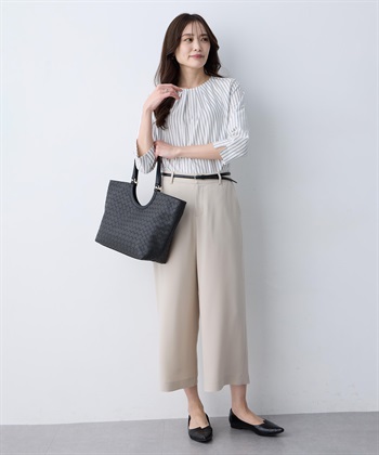 A/C DESIGN BY ALPHA CUBIC 編み込み風合皮トートバッグ_subthumb_11