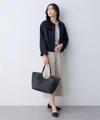 A/C DESIGN BY ALPHA CUBIC 編み込み風合皮トートバッグ_subthumb_12