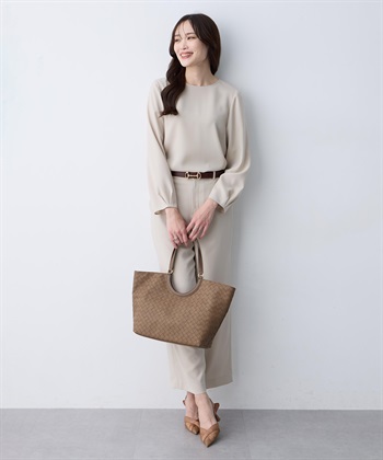 A/C DESIGN BY ALPHA CUBIC 編み込み風合皮トートバッグ_subthumb_13