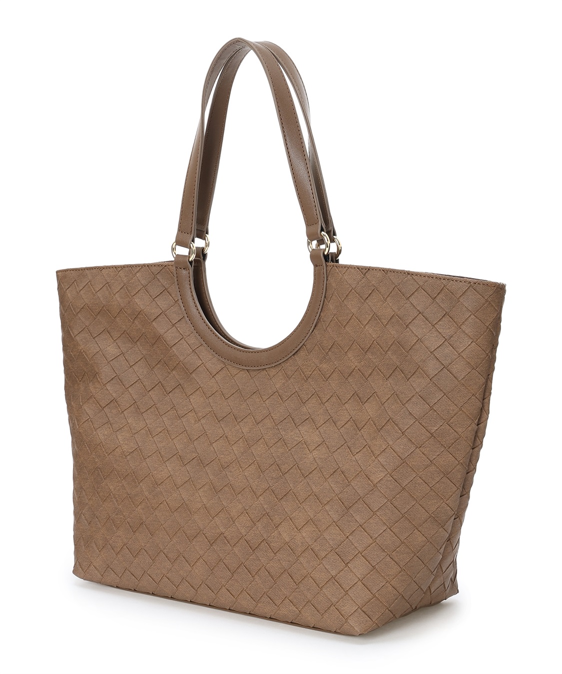 A/C DESIGN BY ALPHA CUBIC 編み込み風合皮トートバッグ_sub_15