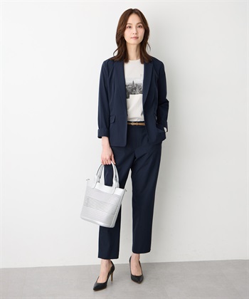 A/C DESIGN BY ALPHA CUBIC パンチング合皮2WAYトートバッグ_subthumb_9