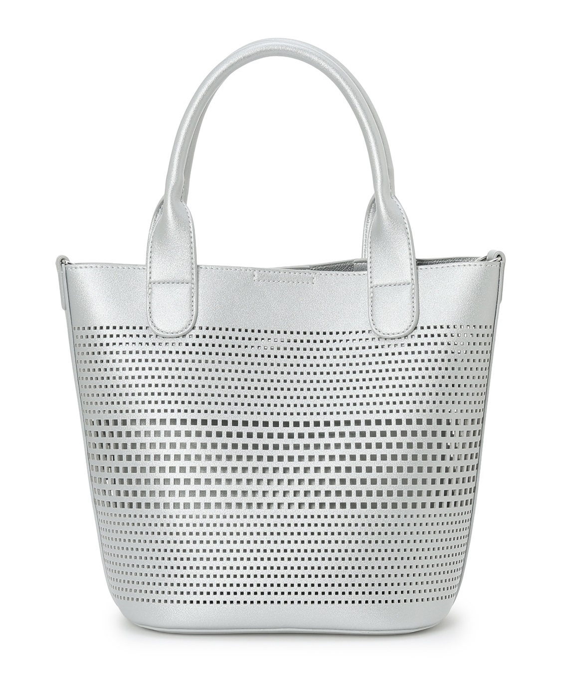 A/C DESIGN BY ALPHA CUBIC パンチング合皮2WAYトートバッグ_sub_15