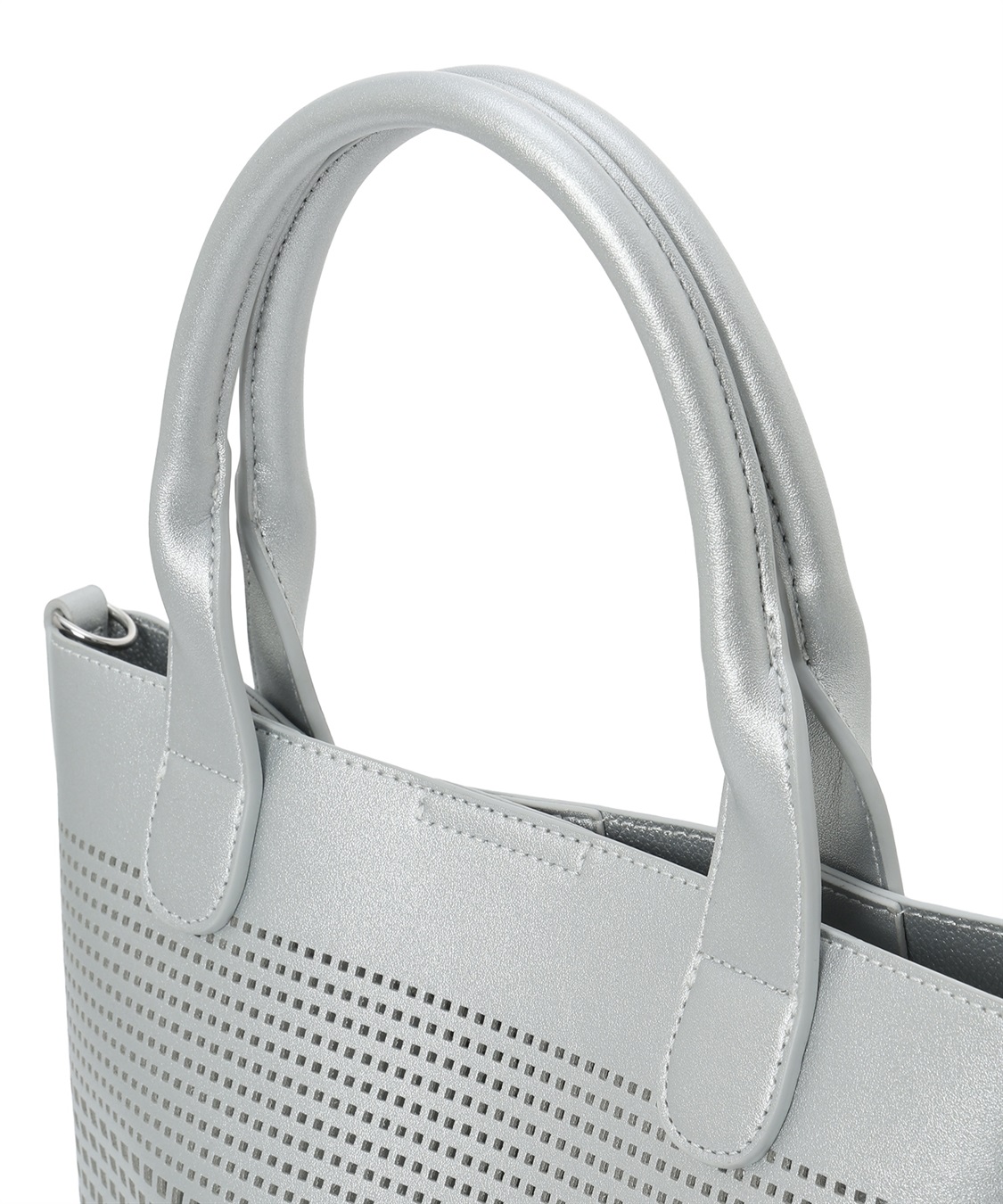 A/C DESIGN BY ALPHA CUBIC パンチング合皮2WAYトートバッグ_sub_17