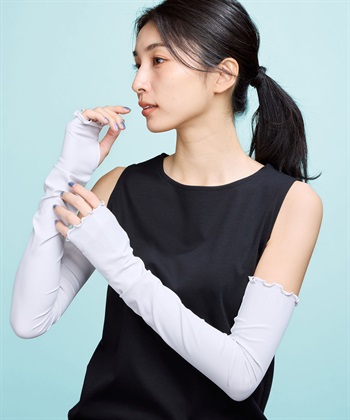 A/C DESIGN BY ALPHA CUBIC ロングアームカバー【接触冷感・UVカット】_subthumb_2