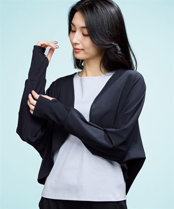 A/C DESIGN BY ALPHA CUBIC クールボレロカーディガン【接触冷感・UVカット】_subthumb_2