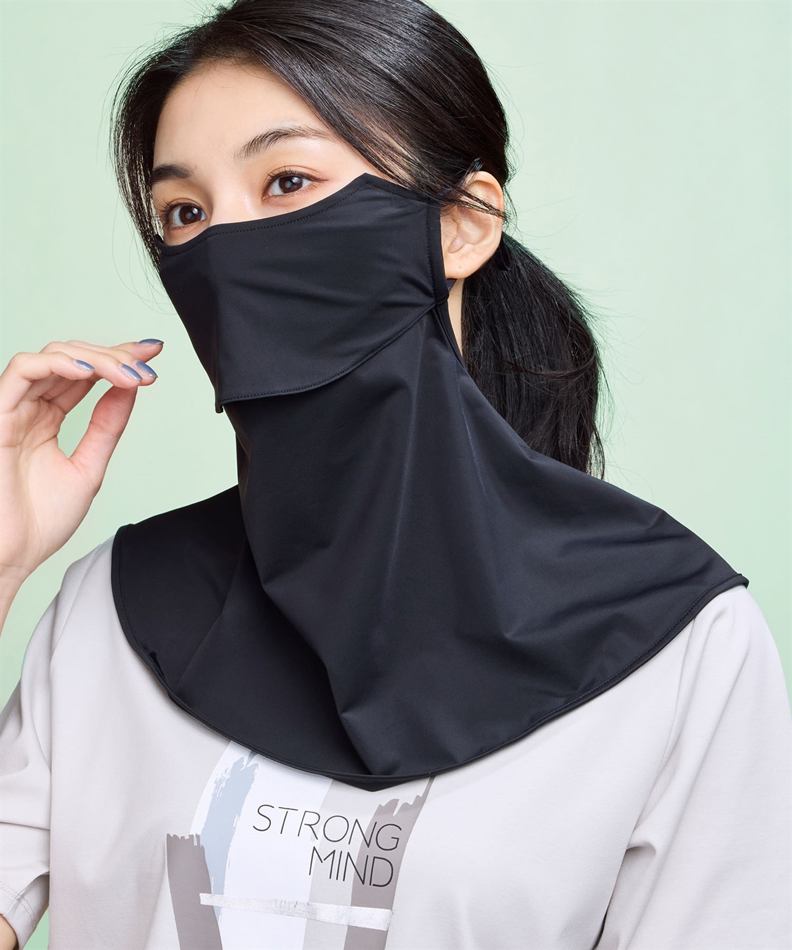 A/C DESIGN BY ALPHA CUBIC フェイスカバーマスク【接触冷感・UVカット】_sub_2