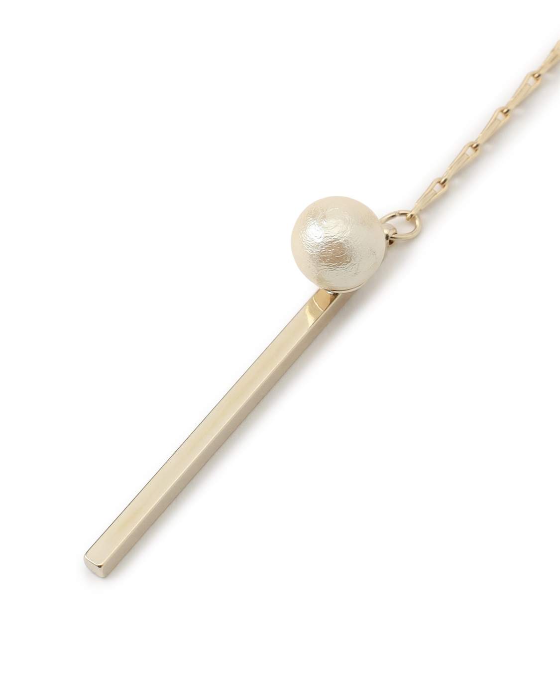 A/C DESIGN BY ALPHA CUBIC パールモチーフトップネックレス_sub_3