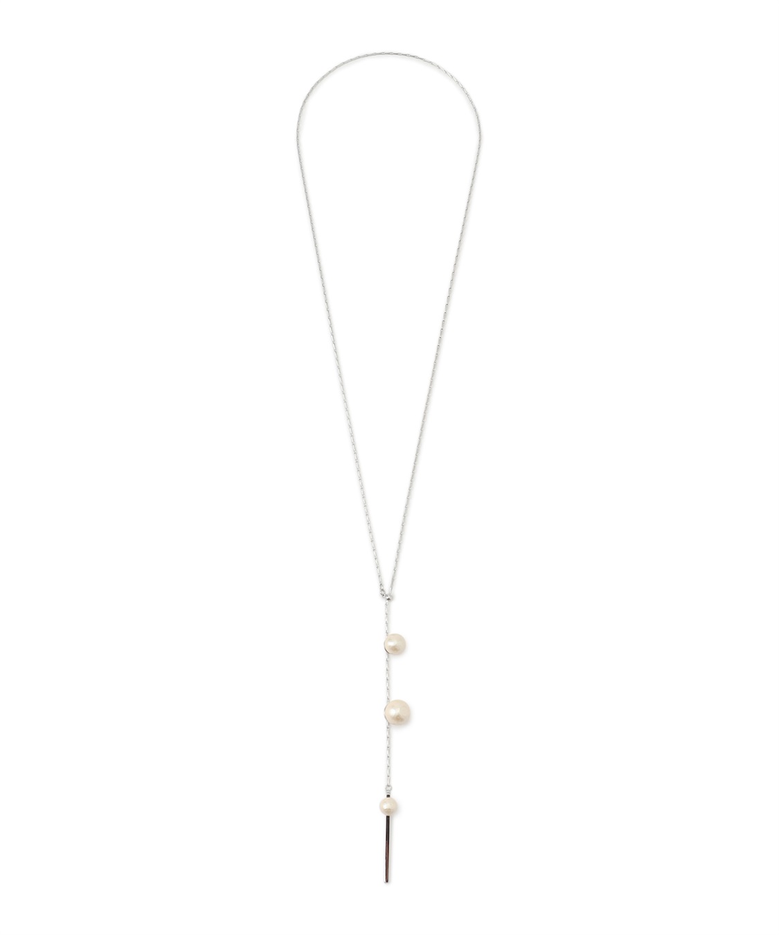 A/C DESIGN BY ALPHA CUBIC パールモチーフトップネックレス_sub_8