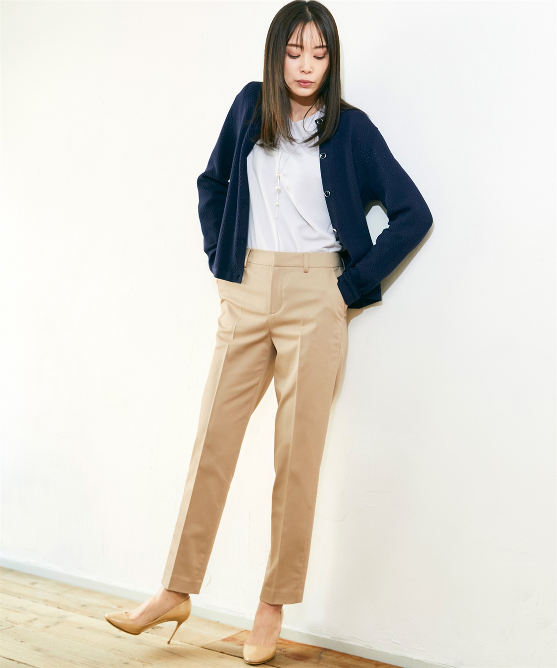 A/C DESIGN BY ALPHA CUBIC パールモチーフトップネックレス_sub_9