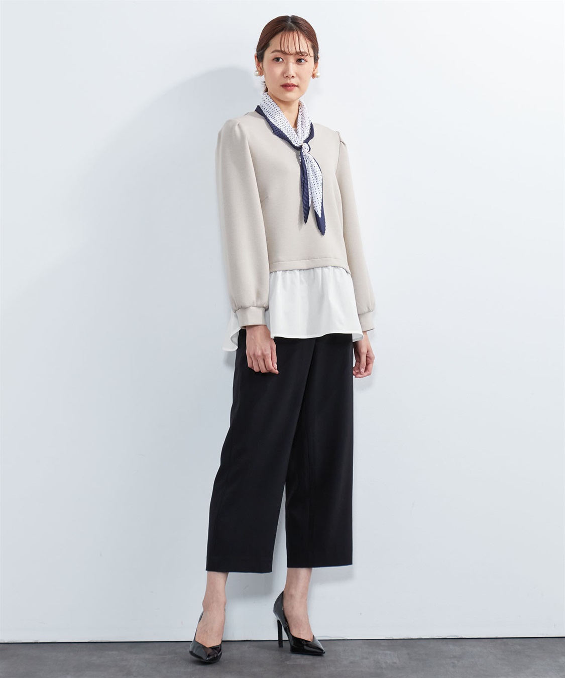 A/C DESIGN BY ALPHA CUBIC ドット柄ストール_sub_6