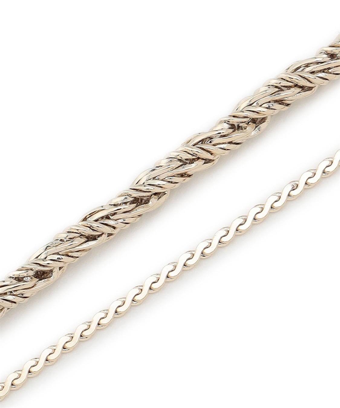 A/C DESIGN BY ALPHA CUBIC コイン付き2連ネックレス_sub_2