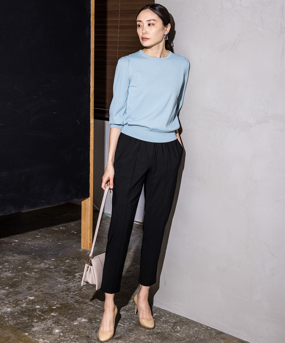 A/C DESIGN BY ALPHA CUBIC エコレザーショルダーバッグ_sub_10