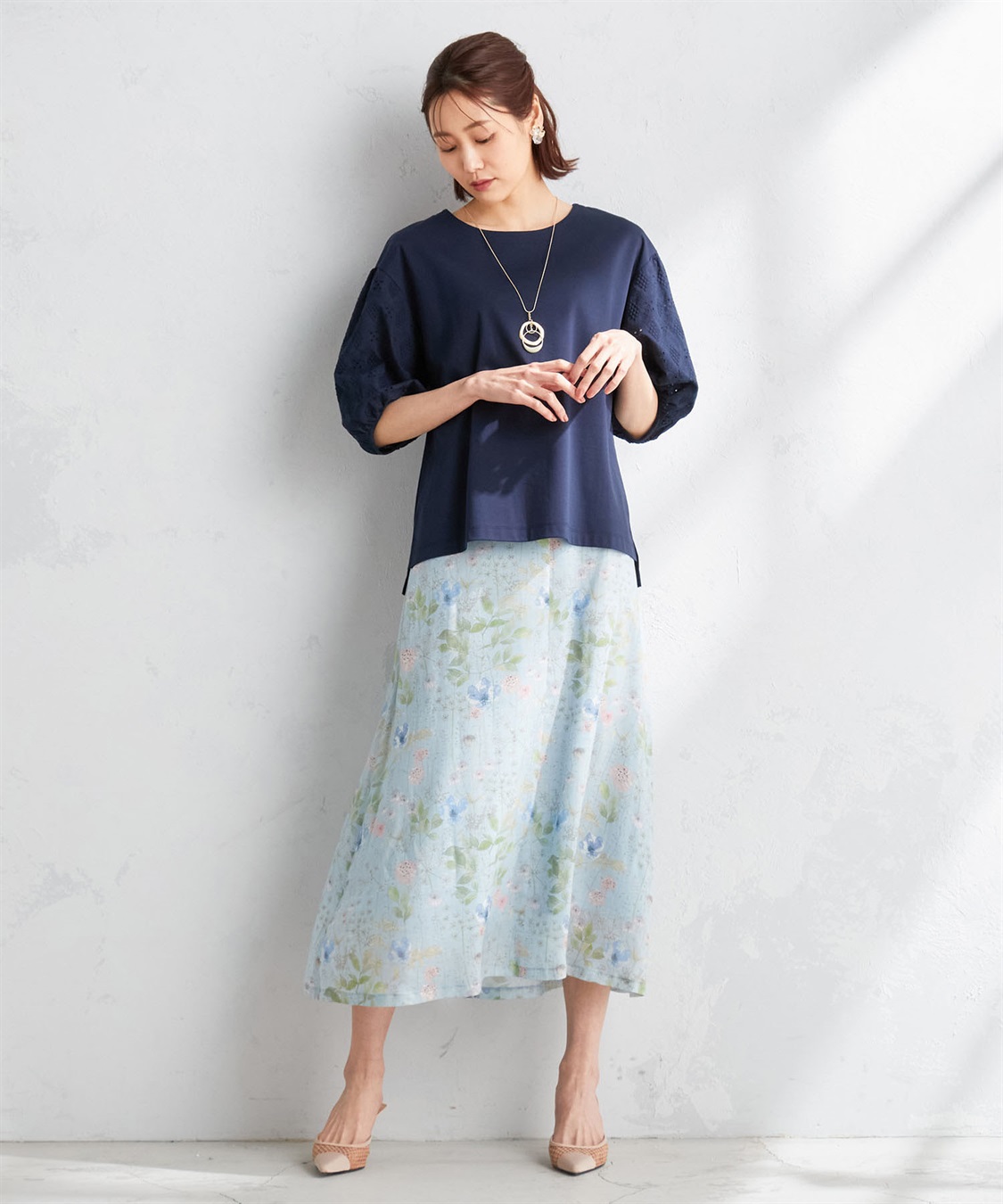 A/C DESIGN BY ALPHA CUBIC リングモチーフネックレス_sub_5