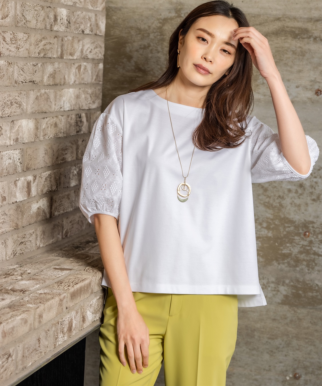 A/C DESIGN BY ALPHA CUBIC リングモチーフネックレス_sub_7