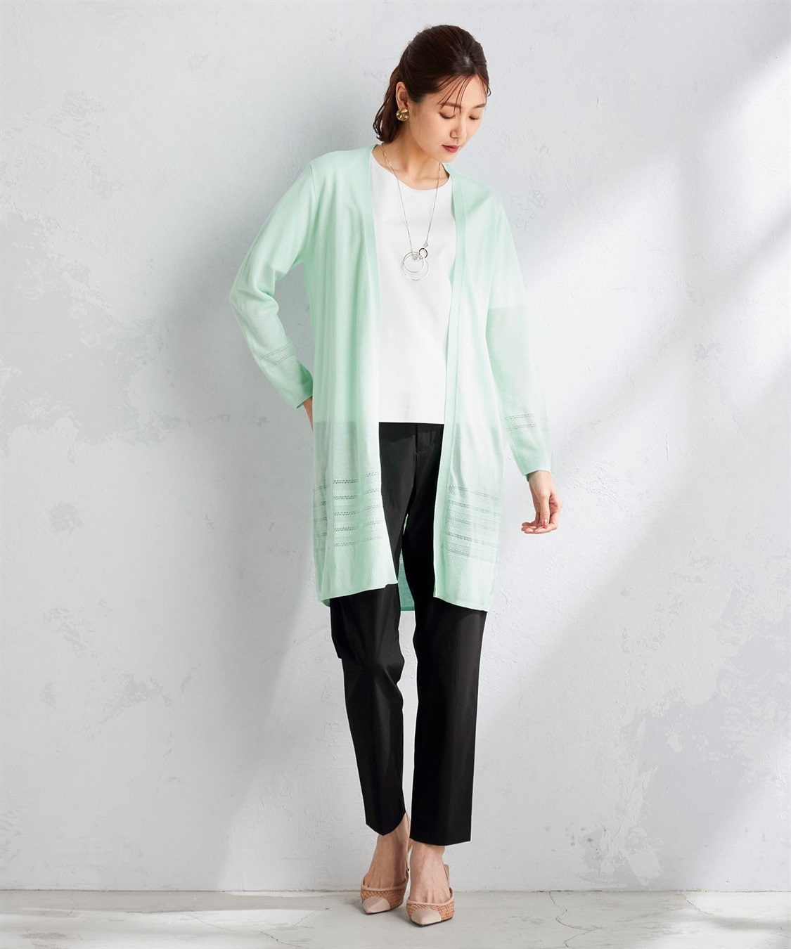 A/C DESIGN BY ALPHA CUBIC ガラスチャームトップネックレス_sub_5