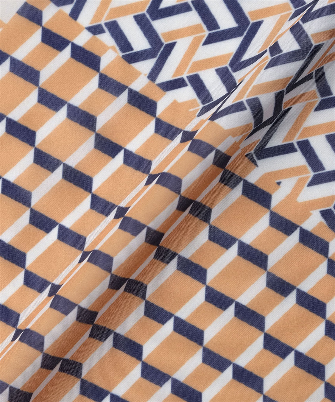 A/C DESIGN BY ALPHA CUBIC ジオメトリックプリントストール_sub_2