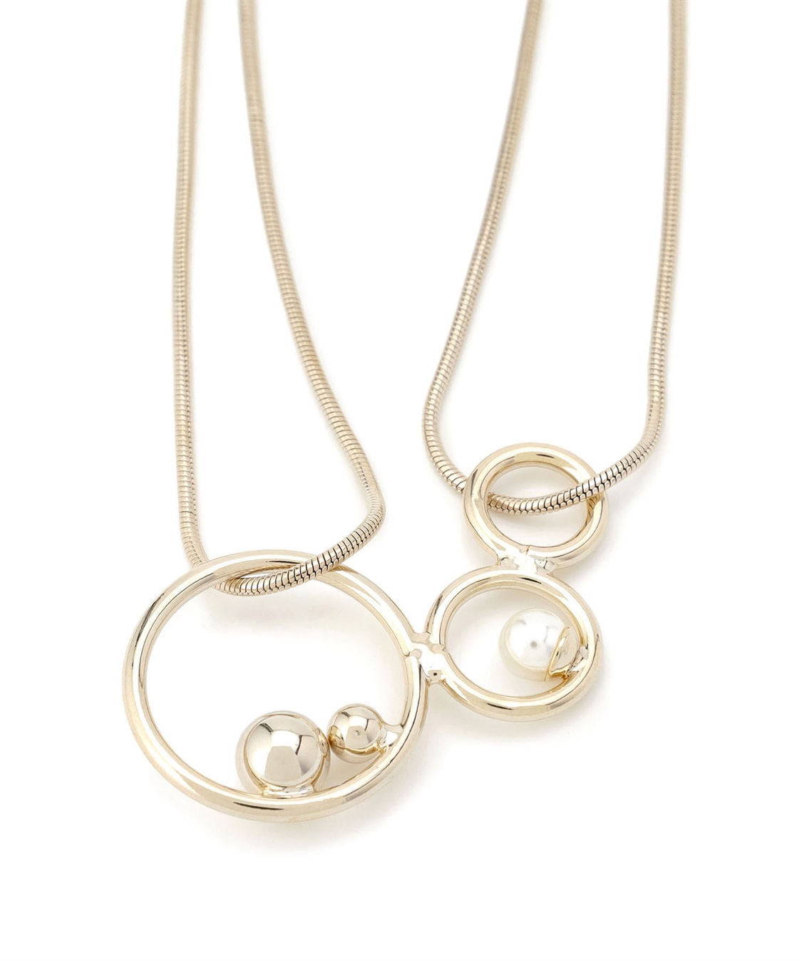 A/C DESIGN BY ALPHA CUBIC チェーンネックレス_sub_1