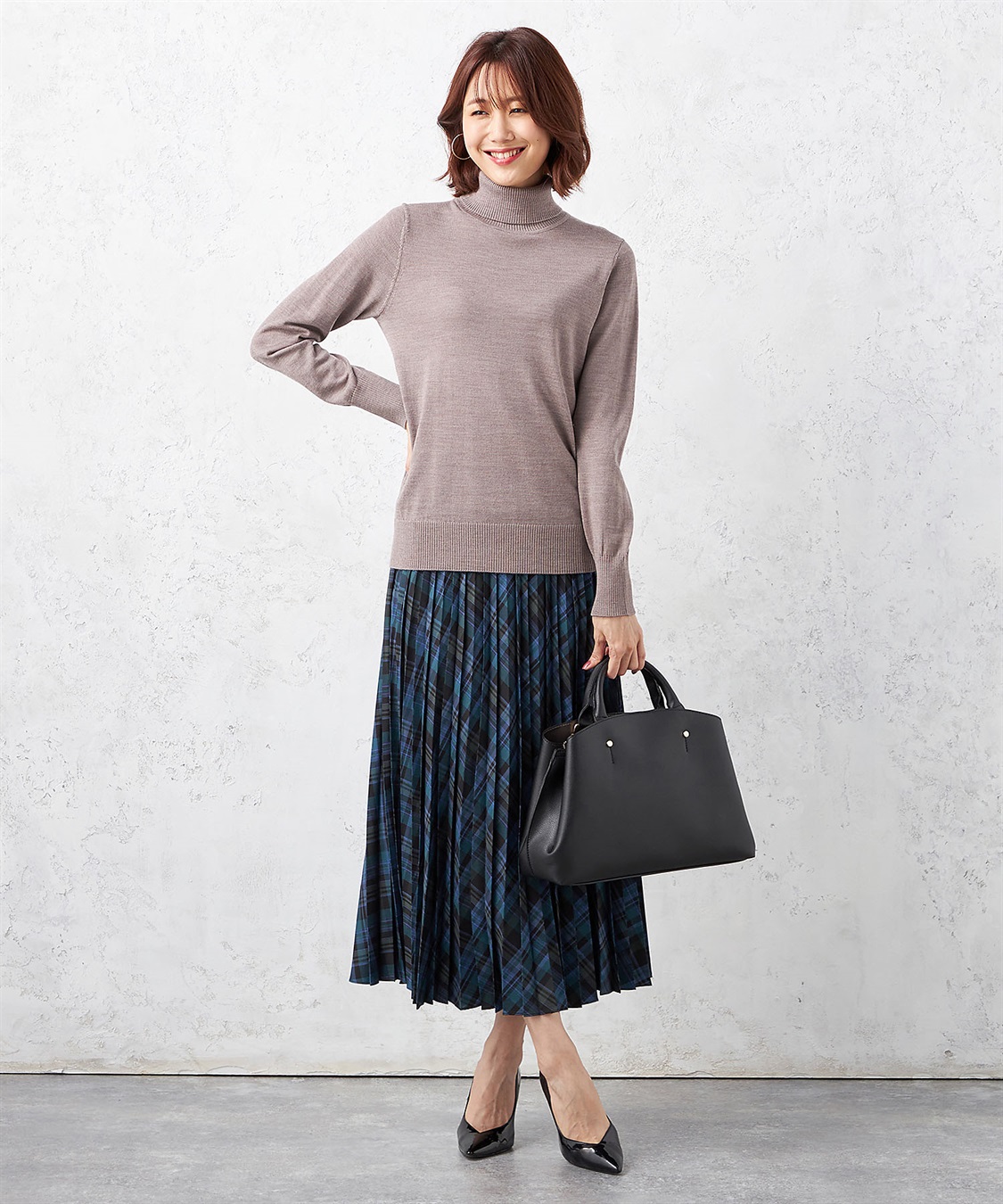 A/C DESIGN BY ALPHA CUBIC エコレザー2WAYトートバッグ_sub_9