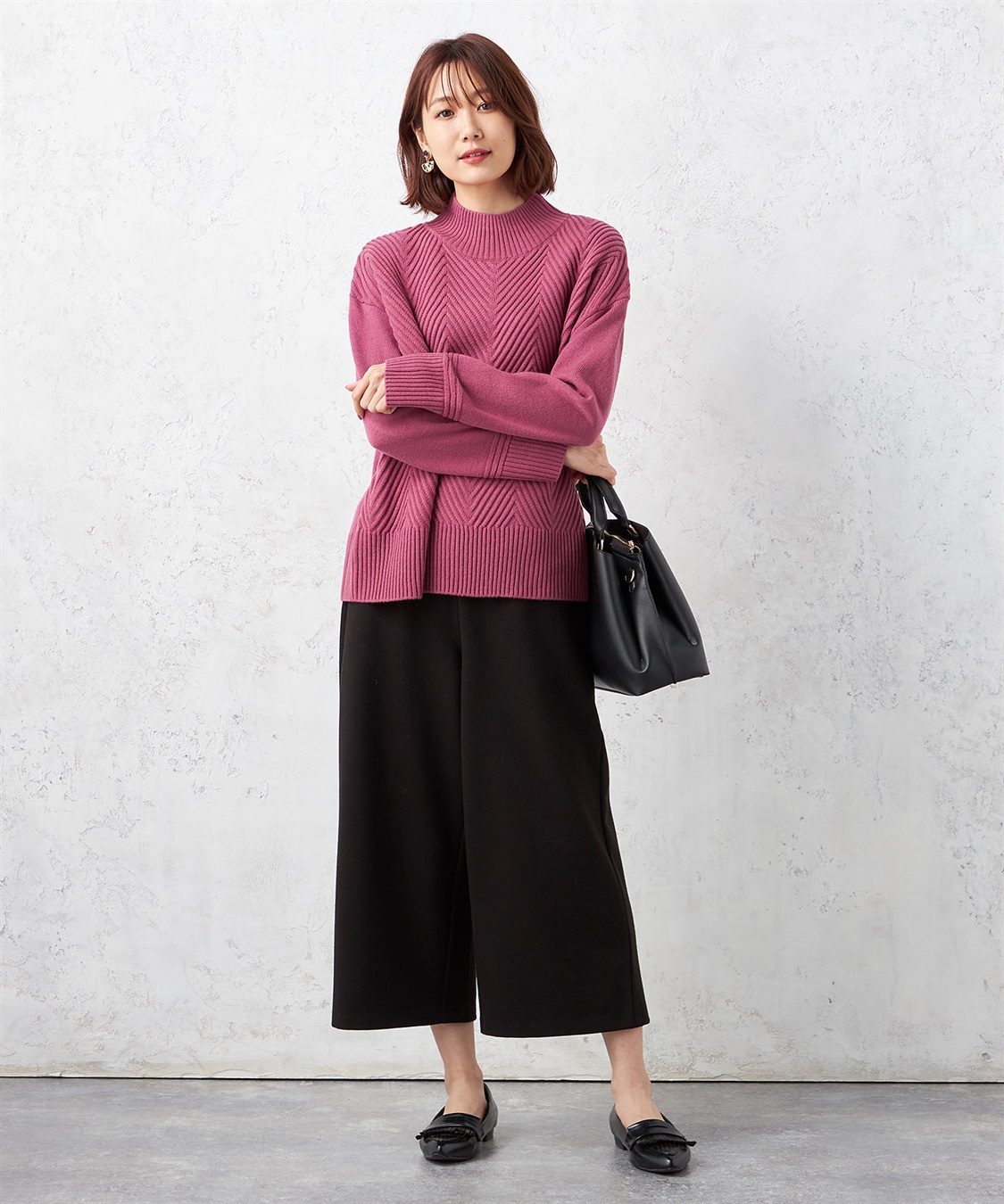 A/C DESIGN BY ALPHA CUBIC エコレザー2WAYトートバッグ_sub_10