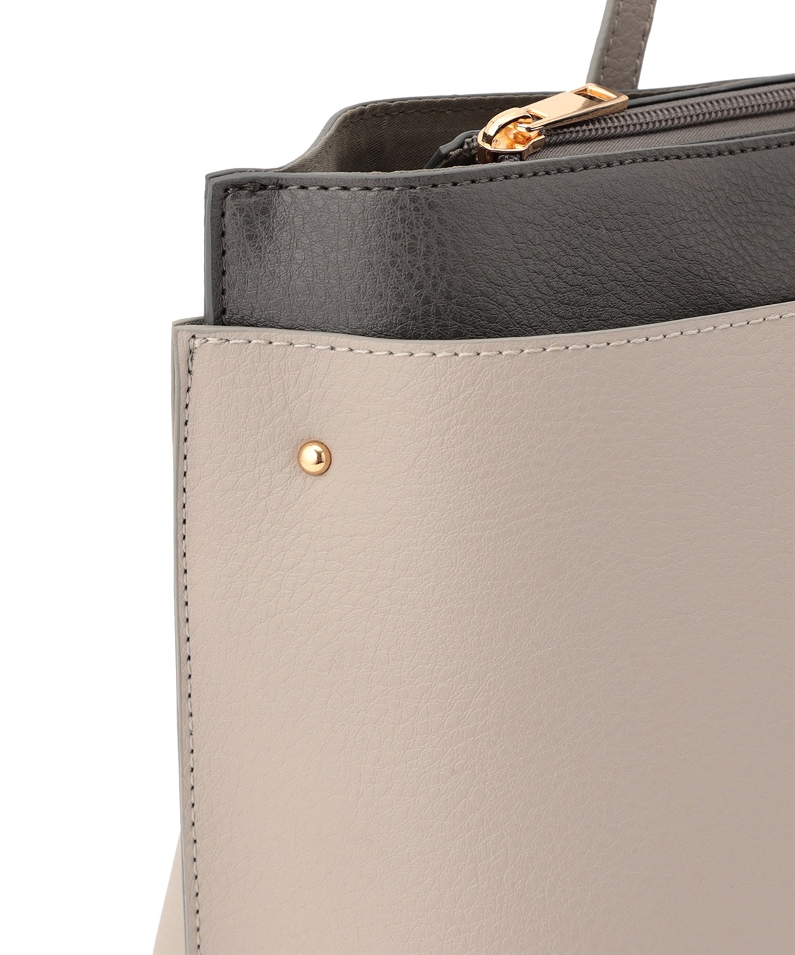 A/C DESIGN BY ALPHA CUBIC エコレザー配色トートバッグ_sub_4