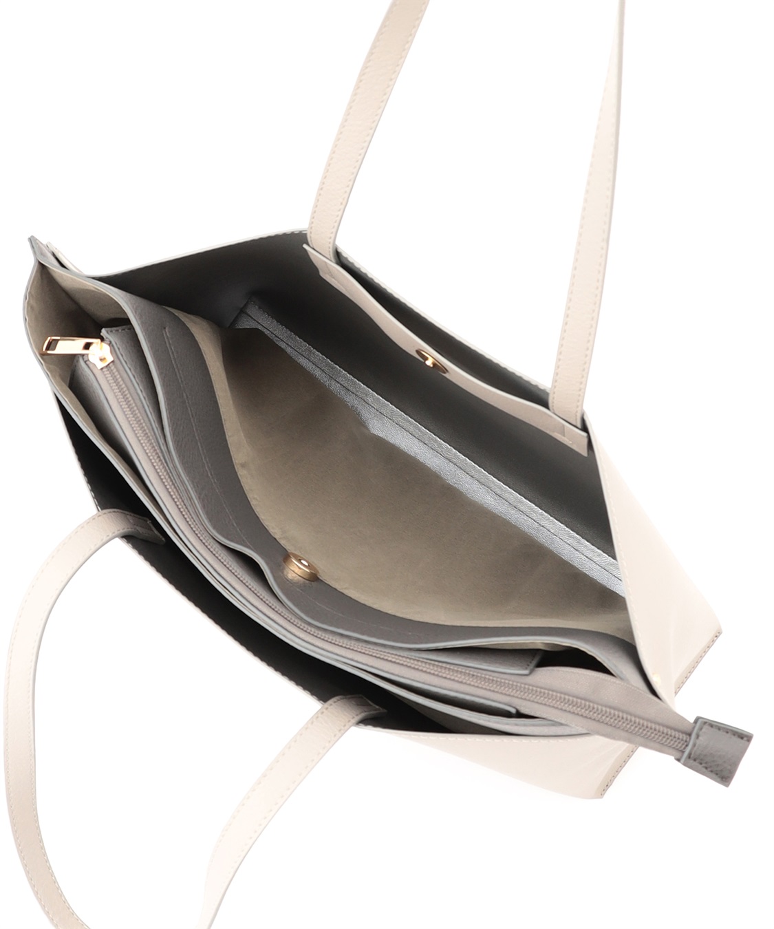 A/C DESIGN BY ALPHA CUBIC エコレザー配色トートバッグ_sub_7