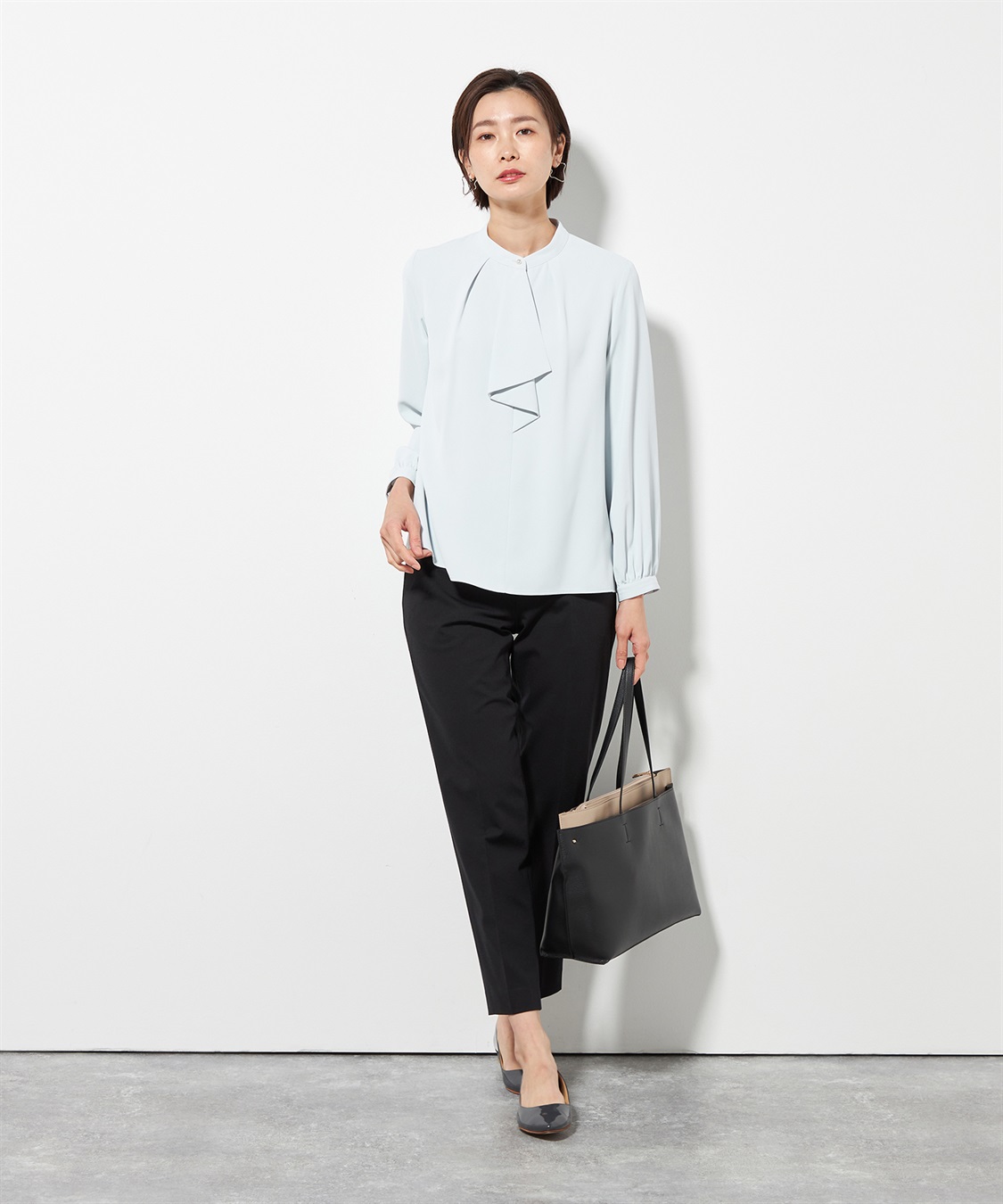 A/C DESIGN BY ALPHA CUBIC エコレザー配色トートバッグ_sub_10