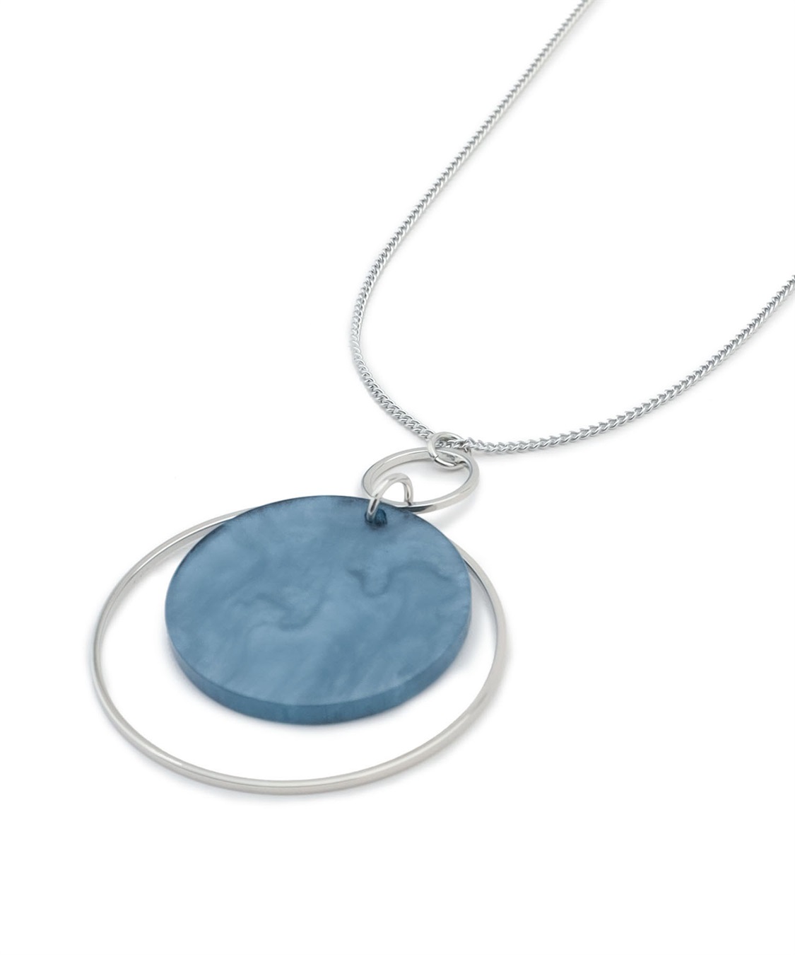 A/C DESIGN BY ALPHA CUBIC カラーアクリルリングネックレス_sub_2