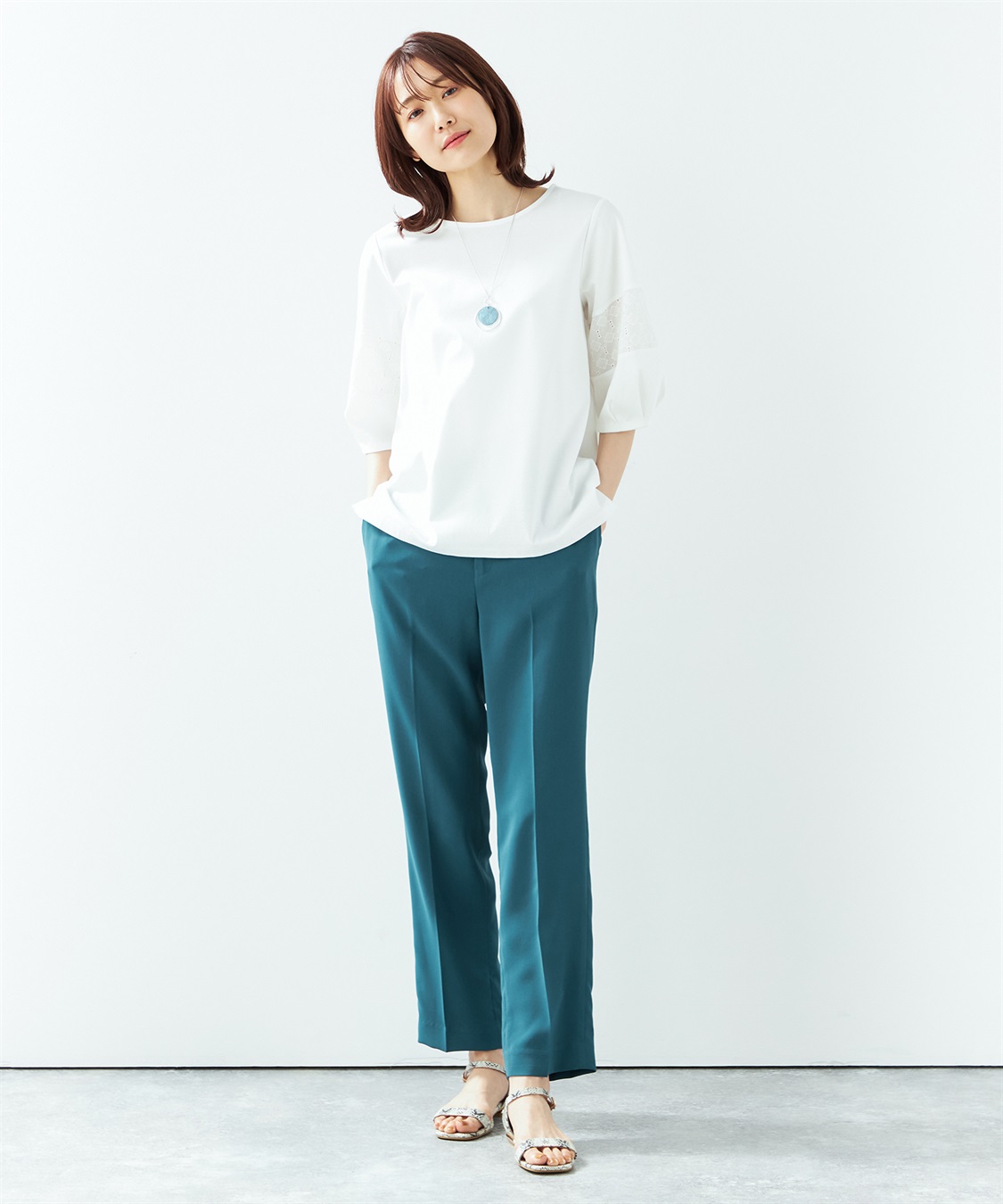 A/C DESIGN BY ALPHA CUBIC カラーアクリルリングネックレス_sub_6