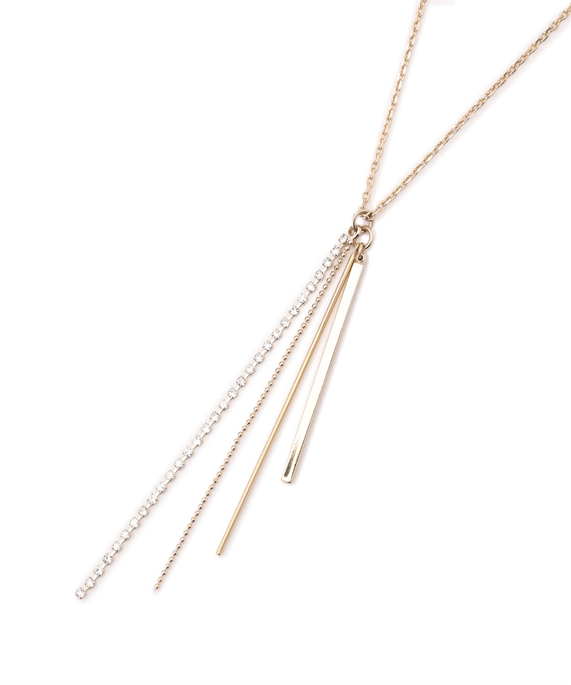 A/C DESIGN BY ALPHA CUBIC ビジューメタルネックレス_sub_1