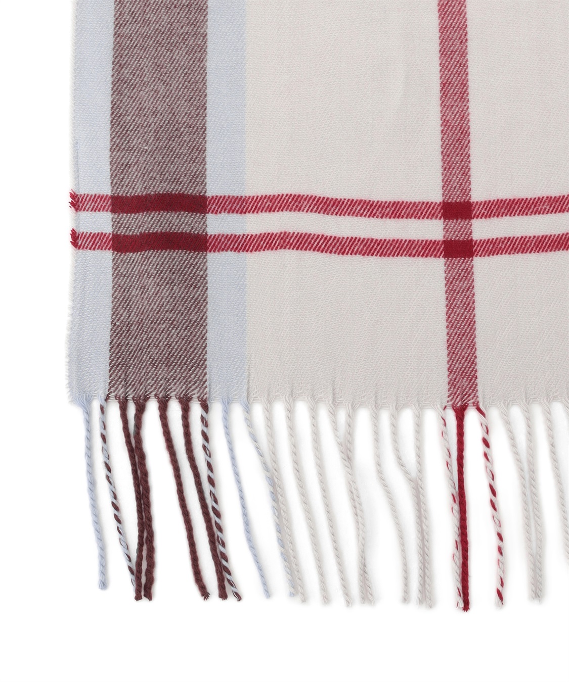 A/C DESIGN BY ALPHA CUBIC カシミヤタッチチェックマフラー_sub_1